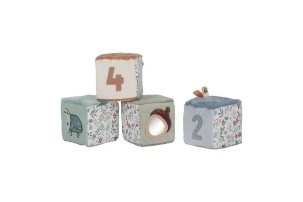 Little Dutch Set of soft cubes ´Forest Friends´ GRS