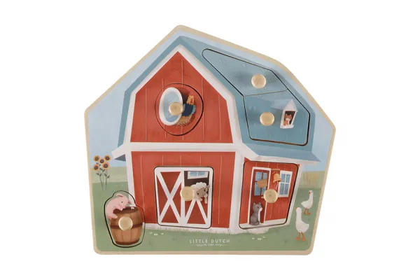 Little Dutch wooden puzzle ´Little Farm´ FSC