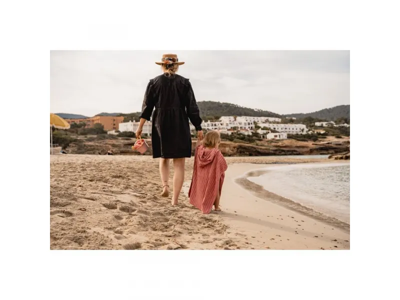 Beach Poncho Pink