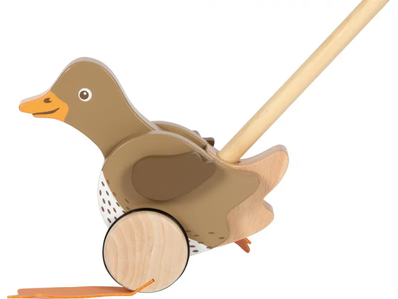 Push-Along Duck with Moving Head