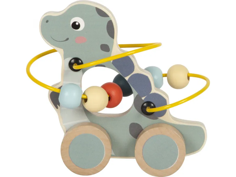 Push-Along Toy with Bead Maze "Dino"