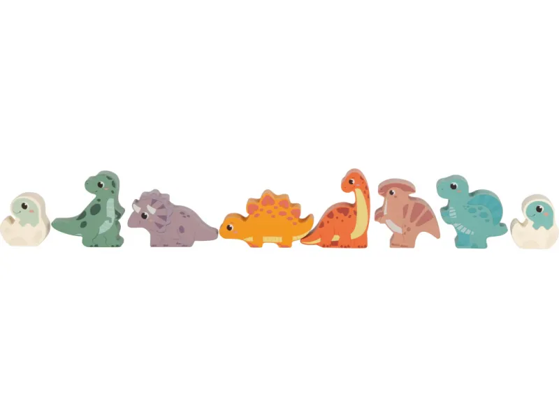 Wooden Building Blocks "Dino"