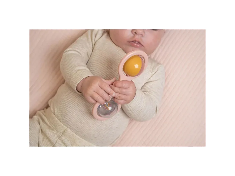 Little Dutch Rattle toy with balls (Pink)