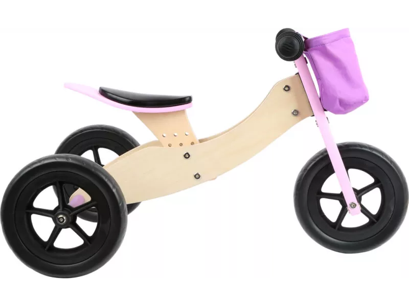 Līdzsvara velosipēds 2-in-1, rozā, Maxi