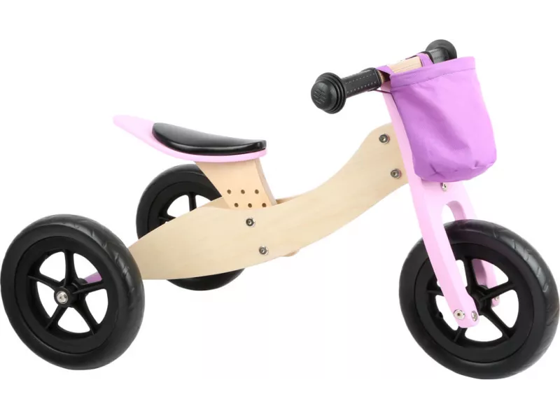 Līdzsvara velosipēds 2-in-1, rozā, Maxi