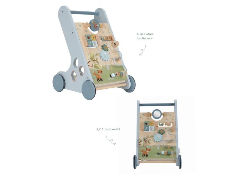 Little Dutch Multi-activity Baby Walker ´Forest Friends´ FSC wood