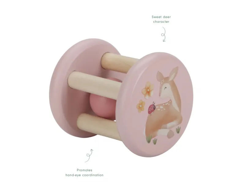 Little Dutch Roller rattle ´Fairy Garden´ FSC