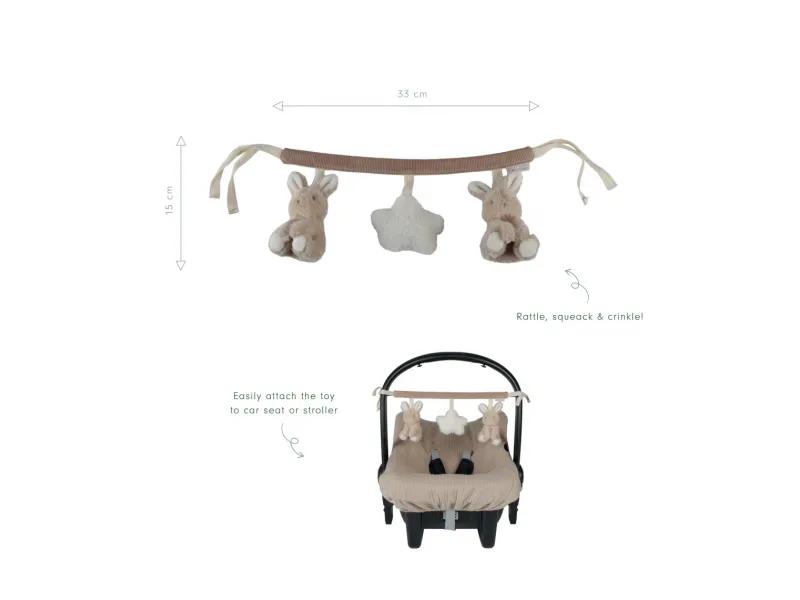 Little Dutch Car seat toy ´Baby Bunny´