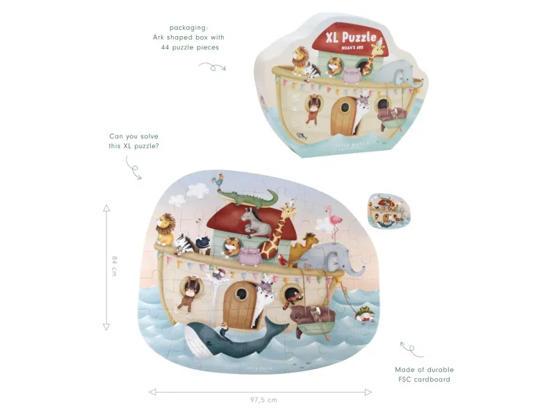 Little Dutch Floor Puzzle XL ´Noah´s Ark´ FSC