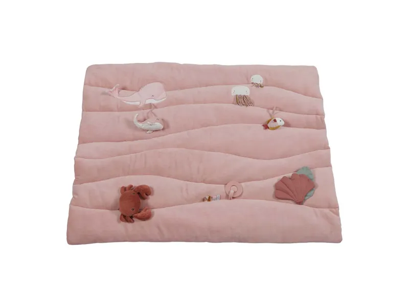 Playpen mat Ocean Pink 80×100 cm