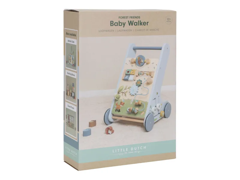 Little Dutch Multi-activity Baby Walker ´Forest Friends´ FSC wood