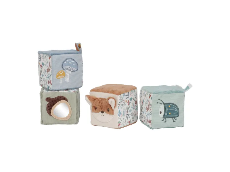 Little Dutch Set of soft cubes ´Forest Friends´ GRS