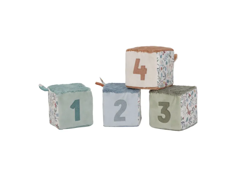 Little Dutch Set of soft cubes ´Forest Friends´ GRS