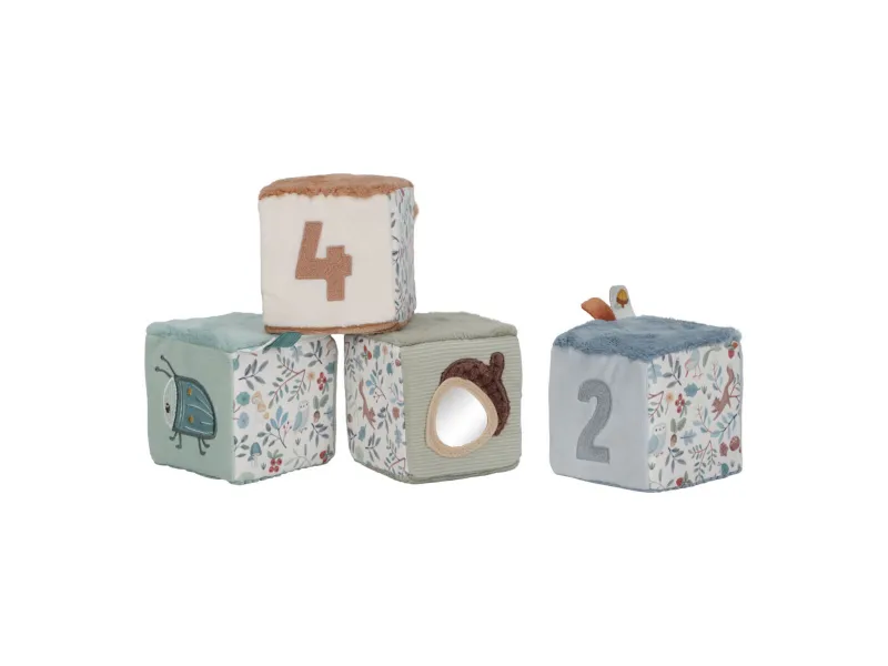 Little Dutch Set of soft cubes ´Forest Friends´ GRS