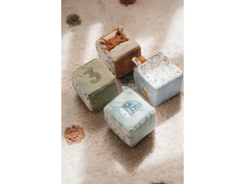 Little Dutch Set of soft cubes ´Forest Friends´ GRS