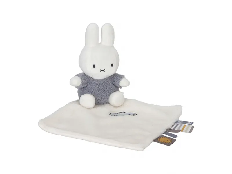 Little Dutch cuddle cloth ´Miffy Fluffy Blue´