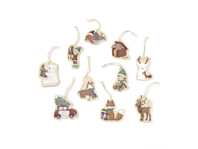 Wooden Christmas Ornaments ´Little Dutch´