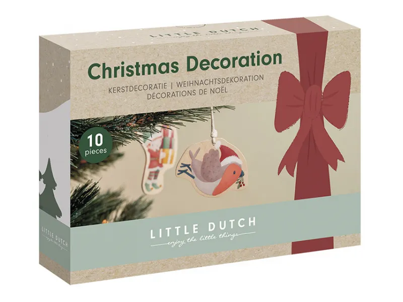 Wooden Christmas Ornaments ´Little Dutch´