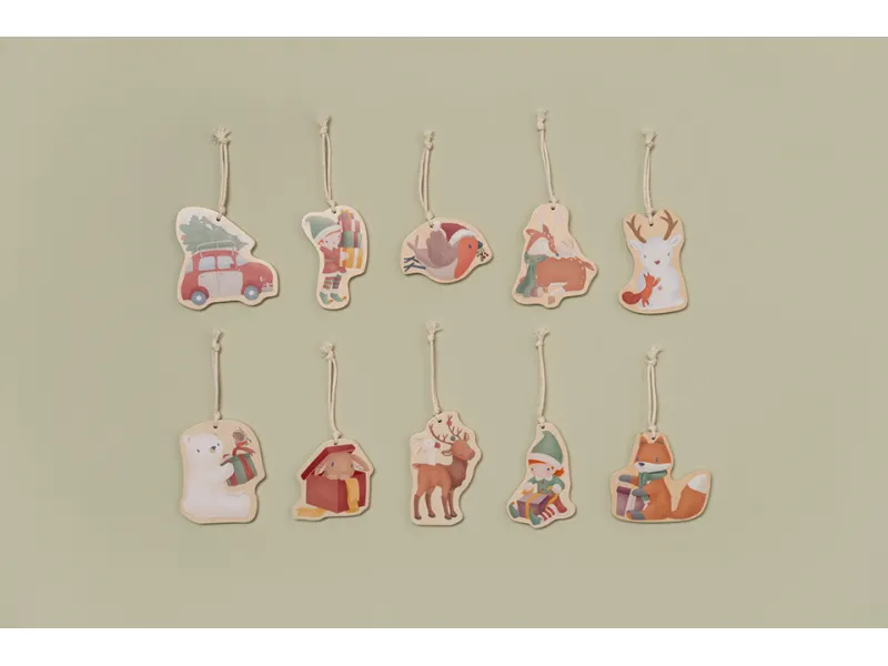 Wooden Christmas Ornaments ´Little Dutch´