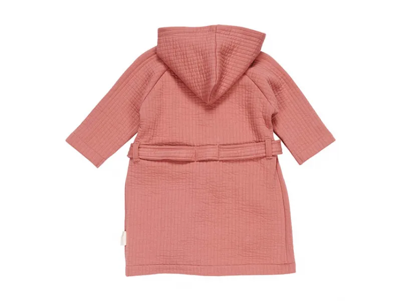 Little Dutch baby bathrobe ´Pure Pink Blush´ 86/92 hooded