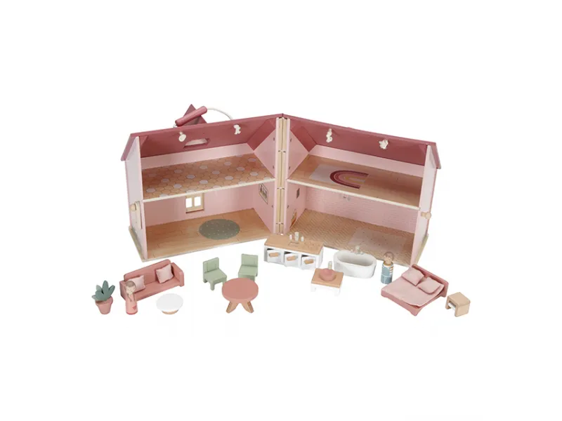 Little Dutch wooden portable dollhouse FSC