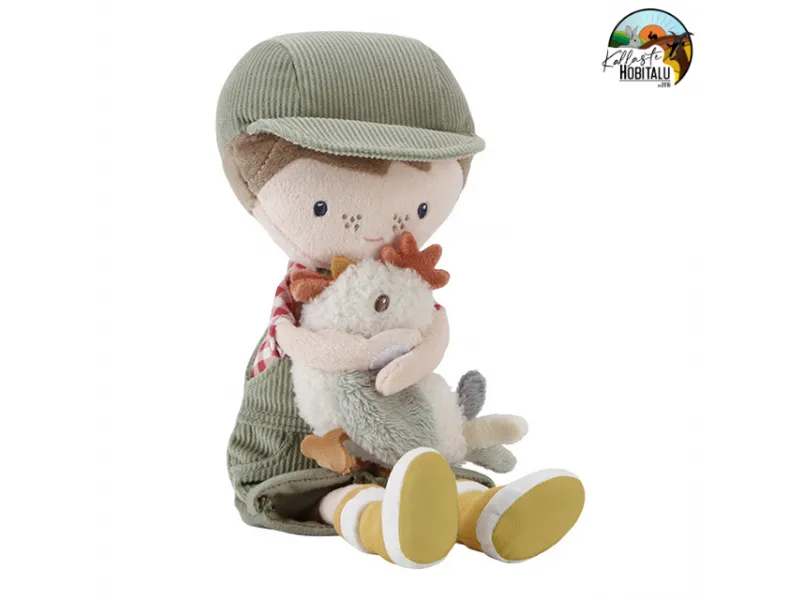 Little Dutch lelle lauksaimnieks Džims ar vistu 35 cm ´Little Farm´